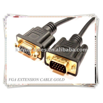 SVGA VGA male to female cable Monitor Extension Cable